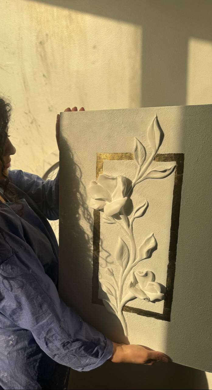 گچبری مدرن کار هنر جوی عزیزم